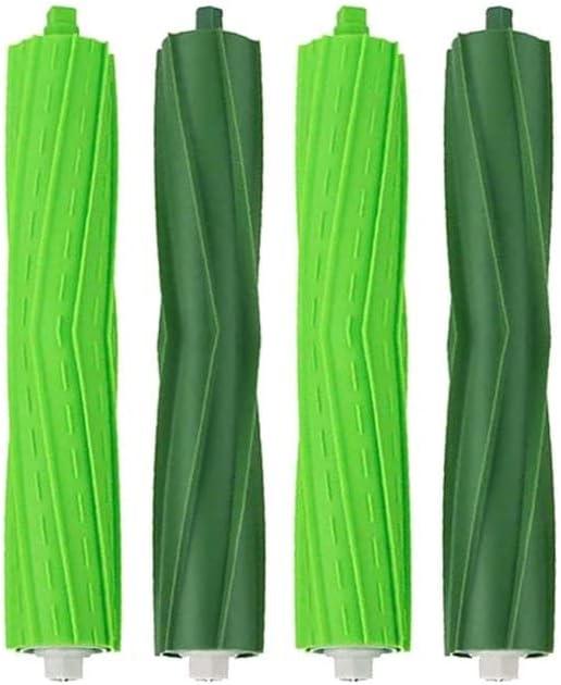 Rubber Roller Brushes Replacement Parts for iRobot Roomba e i and j Series i3 i3+ i6+ i7 i7+ i8+ Plus E5 E6 E7 j7 (7150) j7+ (7550) Vacuum Cleaner Accessories (4PACK)