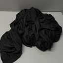 LAGSHIAN Womens Sexy Plus Size Long Sleeve Bodycon Ruched Square Neck Party Long Dress (XL, Black)