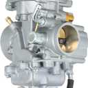 Carburetor Carb Replacement for 1994-1998 Suzuki King Quad 300 LTF4WDX / 1999 Suzuki King Quad 300 Throttle Cable Threaded Type