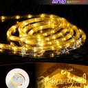 Coroor 100ft 1080 LED Rope Lights Christmas Outdoor Waterproof, Flexible Connectable Tube Lights with 8 Modes, String Lights Decorative Lighting for Garden Patio Tree Bedroom Xmas Decor(Warm White)