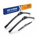ICEXSNOW® Silicone Windshield Wiper Blades Replacement for 2022 2023 2024 Nissan Pathfinder (Pack of 3) Automotive Replacement Windshield Wiper Blades for My Car,26"+19"+10"(J)