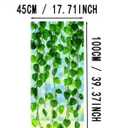 3 x Stained Glass Window Film Spring Vine Pattern Window Privacy Film Sticker 17.7x39.3 inch Home Decorative Cling Sun Blocking Decor for Home Office Glass Partitions