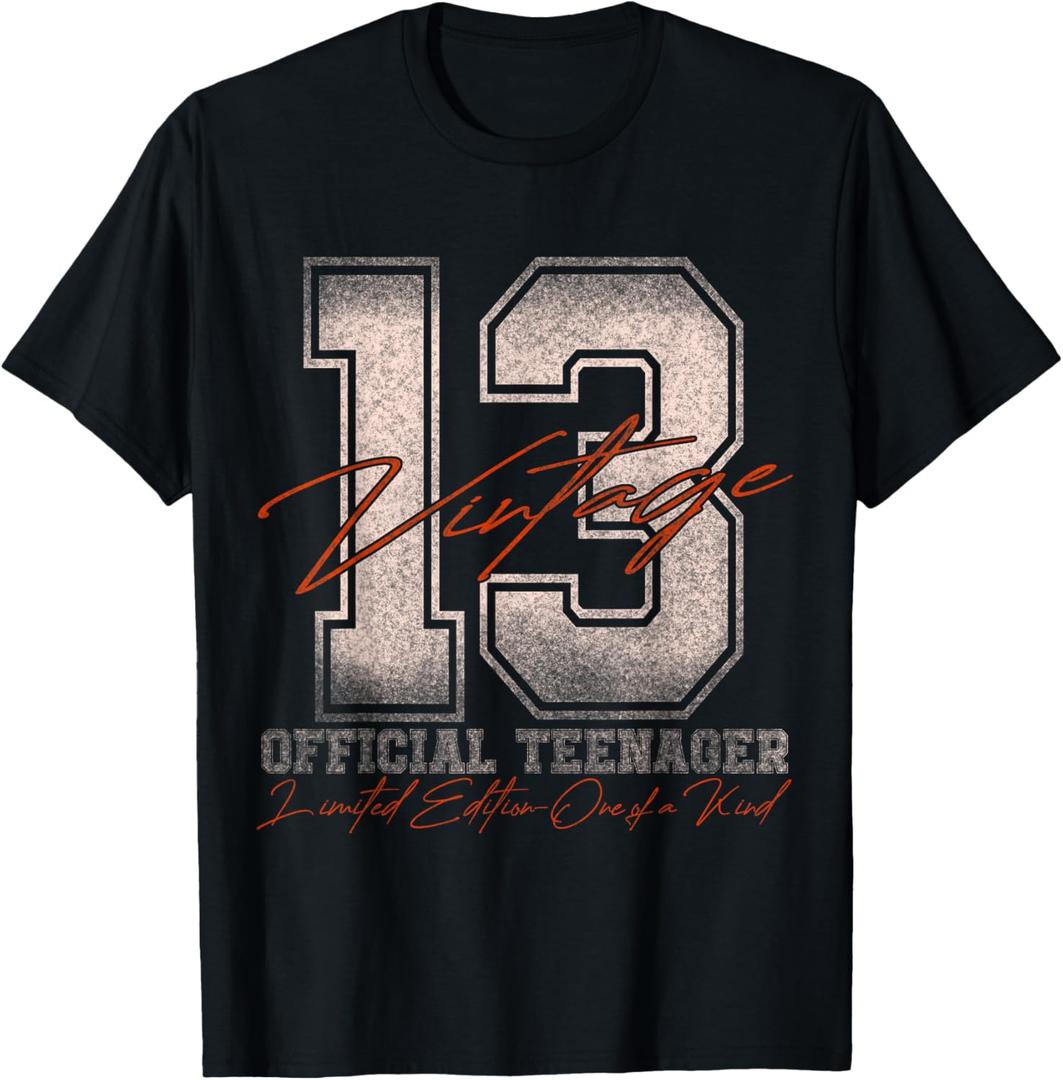 Official Teenager 13th Limited Edition 2009 13th Birthday T-Shirt, S