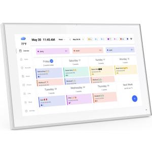 15.6 Inch Smart Desk Calendar & Chore Chart, IPS HD Touchscreen Interactive Display for Family Schedules, Streamline Household Organization