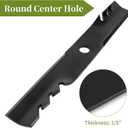 103-6397 Mulching Blades Compatible with 52" Toro Lawn Mowers, 116-5175 Mower Blades Compatible with Ex mark 52" Lazer Z Turf Tracer, Replace for 103-6387, 103-6402, 109-6873, 103-6382, 3 Pack