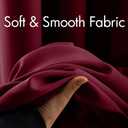 MIULEE Christmas Blackout Curtains 2 Panels, Room Darkening Thermal Insulated Drapes Solid Window Treatment Set Grommet Top Light Blocking Curtain for Living Room/Bedroom 52x84 inch,Wine Red