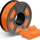 TECBEARS PLA Filament 1.75mm, Neatly Wound 3D Printer Filament, Dimensional Accuracy +/- 0.02 mm, 1Kg Spool(2.2 lbs), Fits for Most FDM 3D Printers, Orange