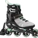 Rollerblade Macroblade 80 ABT Women's Adult Fitness Inline Skate, Glacier Grey/Mint, Performance Inline Skates, Size 9.5