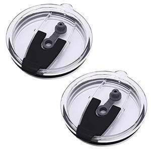 Replacement Tumbler Lids Spillproof 12 oz, Plastic Splash Resistant Lids Covers Spill Proof Tumbler Lid Cup Covers,Stainless Steel Tumbler Travel Cup Yeti,Ozark Trails (Yizhiling Trading) 5 Pcs