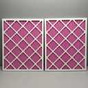 Colorfil 20x25x1 Air Filter (2-Pack) | Made in the USA | Color Changing | Remove Cat and Dog Odor | MERV 8 for Pet Hair Dander and Dust | 19.5"x24.5"x0.75" Exact Size