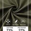 Men's Business Long and Short Sleeve Polo Shirts Mercerized Cotton Blend Casual Stylish Collared Shirts (Green, XL)