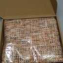 FUTEI Rust Decorative Throw Pillow Covers 20x20 Inch Set of 2,Soft Chenille Tweed Textured Cushion Case,Modern Home Decor for Couch Bed Living Room