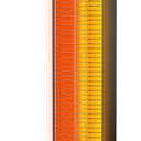 Outdoor Electric Patio Heater, 27-inch Infrared Tower Heater with 1200W Instant Heating, IPX5 Waterproof, Tip-Over & Overheat Protection, Space Heater for Patio Garage Workshop Indoor & Outdoor Use (27" - Onyx Black)