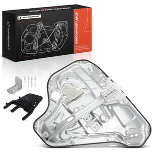 A-Premium Rear Driver Side Electric Power Window Regulator Without Motor Compatible with Hyundai Elantra 2009-2012, Elantra GT 2013-2017