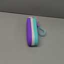 Swim Goggle Case For Swimming Goggles, Silicone Protective Cases with Drain Hole for Goggles (Purple and Blue)