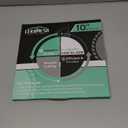 10 Inch Tile Blade - Diamond Saw Blade Cutting Disc Wheel with X Mesh Super Thin Fast,Clean Cut Porcelain Ceramic Tile Marble Granite Artificial Stone (250MM)