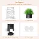 Upgrade Camera Disguise Vase Compatible with Ring Indoor 2nd Gen Camera, Includes Fake Plant