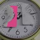Equity 5" Silent Sweeping Quartz Metal Alarm Clock-Light Green (Model 20090)