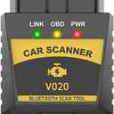 ZIMISI OBD2 Scanner Reader, Car Code Reader Connect to Phone, Auto Diagnostic Scan Tool, OBD2 Scanner for Reset/Clear Car Engine Error Code, Fits iPhone & Android