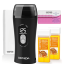 Digital Honey Wax Kit for Women's Hair Removal  Roll On Warmer with 2 Cartridges and 100 Wax Strips