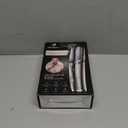 Vacuum Beard Trimmer for Men, New Version Adjustable Precision Trimming Length with 2 Comb, Electric Cordless Vacuum Trimmer for Beard, Waterproof and Rinses Easy, Blades for Skin fit (Black Rose Silver)