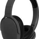 Wireless Bluetooth Headphones Over Ear ,HiFi Foldable Intelligent Noise Reduction Adjustable Wireless Headset with Microphone,Stereo Headphone with Deep Bass for Sports Travel Cellphone Tablet (Black)