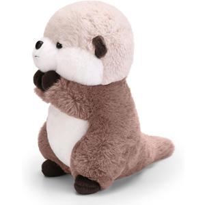 Riuhot Cute Otter Plush Soft Plushie Toy Stuffed Animal Birthday Gift for Kids Children Girls Boys 9.8 Inch Sea Otter Stuffed Animals
