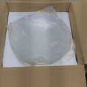 Progress Lighting 14-1/2" Round Glass 3-Light Close-to-Ceiling, Indoor, P4610-30, White (14-1/2-Inch Diameter x 7-Inch Height)