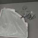 HouseMila Glass Shower Shelves, 2 Tier Tempered Glass Corner Shelf Shower Organizer with Extra 3 Hangers Shower Shelves for Inside Shower