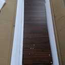 MXV 70" Mid-Century Modern TV Consoles with Sliding Doors, TV Stand with Power Outlet, Fluted Entertainment Center with Adjustable Shelves, for Living Room (Walnut)