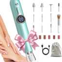 Cordless Electric Nail Drill Machine Professional for Acrylic Gel Nails, E-File for Manicure and Pedicure for Foot Portable Manicure Tool with Storage Bag