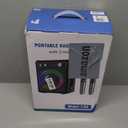 Karaoke Machine, Portable Bluetooth Karaoke Speaker with 2 Wireless Microphones, PA System for Adults Kids with LED Lights & Echo Adjustment, Supports TWS/TF/USB/AUX for Home Party (T03-2 MICS)