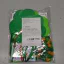 Treasure Cove St. Patrick's Day Foam Craft Kit Foam Shamrock Craft DIY St. Patrick's Day Shamrock Decorations with Lucky Clover Foam Stickers for Irish Classroom Activities Party Favor 12 Sets