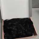 REECHO Curly Hair Extensions, 4PCS 20 inch Clip in Hair Extensions Lace Weft Short Curly Extensions Clip Ins Invisible Natural Hairpieces for Women, Natural Black