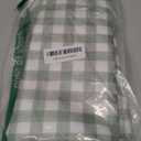 MIULEE Decorative Chenille Check Throw Pillow Covers Vintage Plaid Couch Pillows 20x20 Inch Set of 2 Neutral Boho Farmhouse Cushion Covers Modern Spring Home Decor for Sofa Bed Living Room Sage