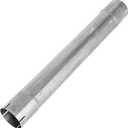 Silver Galvanized Straight Exhaust Pipe Tubing Steel 30 Inch Long 4 Inch OD