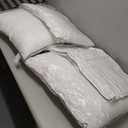 Luxury Comfort Set of 4 Queen Size Bed Pillows - Hypoallergenic Polyester Microfiber Material - Premium Sleep Support for Side, Back, and Stomach Sleepers - 18 x 28 inches, 45 cm x 70 cm