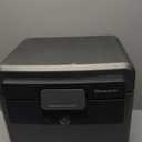 SentrySafe Black Fireproof and Waterproof Safe, File Folder and Document Box with Key Lock, 14.3 x 15.5 x 13.5 inches, HD4100(don't close properly)