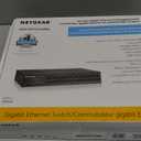 NETGEAR 24-Port Gigabit Ethernet Unmanaged Essentials Switch (GS324) - Desktop, Wall, or Rackmount, Silent Operation