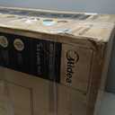 Midea MERM33S1AST Mini Fridge, 3.3 Cu.ft Compact Fridge with Internal Light, Adjustable Thermostat, Reversible Door, Low Noise for Dorm, Office, Bedroom, Stainless Steel