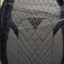 Car Seat Covers Universal Set for Benz W204 W211 W210 W124 W212 W202 W245 W163 Cla Gls Gla Glc Seat Protector - Grey