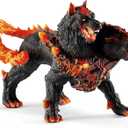 Schleich Eldrador Creatures - 5PC Fantasy Creature Set - Ice Wolf, Lava Hound, Rock Beast and Sword Figure Playset - Animal Monster Figurines for Boys and Girls - Durable Toys for Kids Ages 7+ | 72179