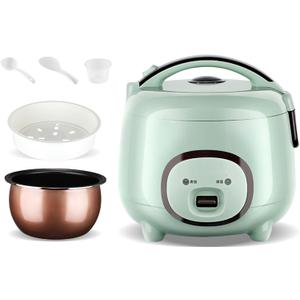 Rice Cooker (2-5L) Home Dormitory Rice Cooker, Non-stick Inner Pot, for Make Rice & Steam Food & Vegetables, 220-240V US/EU Power(2l)
