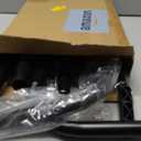 Heavy Duty 60"x28" Clawfoot Tub Shower Curtain Rod Round Shower Curtain Rod (Black, 60"x28")