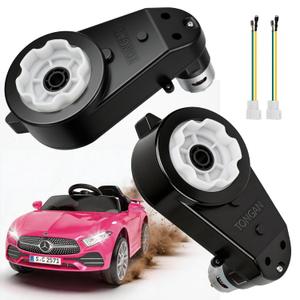 12v Motor Gearbox RS550 40000RPM High Speed 2Pcs Ride On Car Gearbox fit Kids' Electric Vehicles Jeeps ATV Truck Car SUV 12V Ride on Toys Replacement