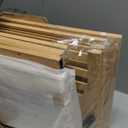 Laundry Hamper, 22.5 Gallon (85L) Bamboo Wood Clothes Laundry Basket with Lid and Handles, Removable Liner (Natural, Large)