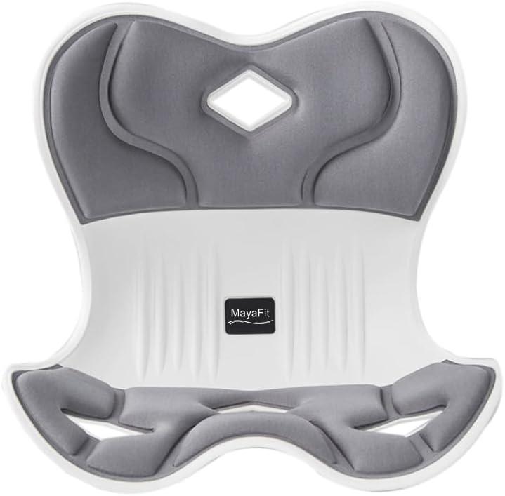 Lumbar Support Cushion – Grey, Standard, Back & Shoulder Ergonomic standard lumbar cushion for back and shoulder posture support. Lightweight and portable. Holds 110-265 lbs