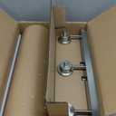 Tuscarora Bathroom Light Fixtures, Brushed Nickel Vanity Light 3 Light Bathroom Vanity Light with Clear Glass Shade,Lighting Fixtures for Mirror