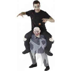 Morph Zombie Piggyback Costume, Zombie Costume Adult, Piggyback Costumes for Adults, Halloween Costumes for Men