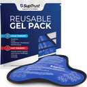 Shoulder Ice Pack for Injuries Reusable: Cold/Hot Therapy Wrap for Rotator Cuff Injuries, Bursitis & Swelling - Gel Ice Pack Reusable Compatible with Suptrust Shoulder Brace for Women and Men (One Size)